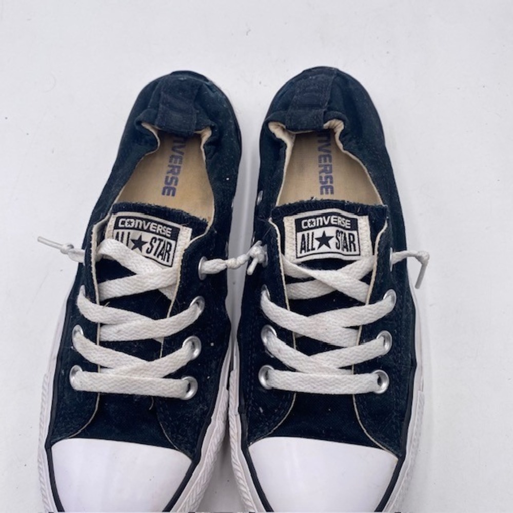 Converse Chuck Taylor All Star Shoreline Sneaker Womens 8.5 Black Canvas Slip On - Picture 3 of 13